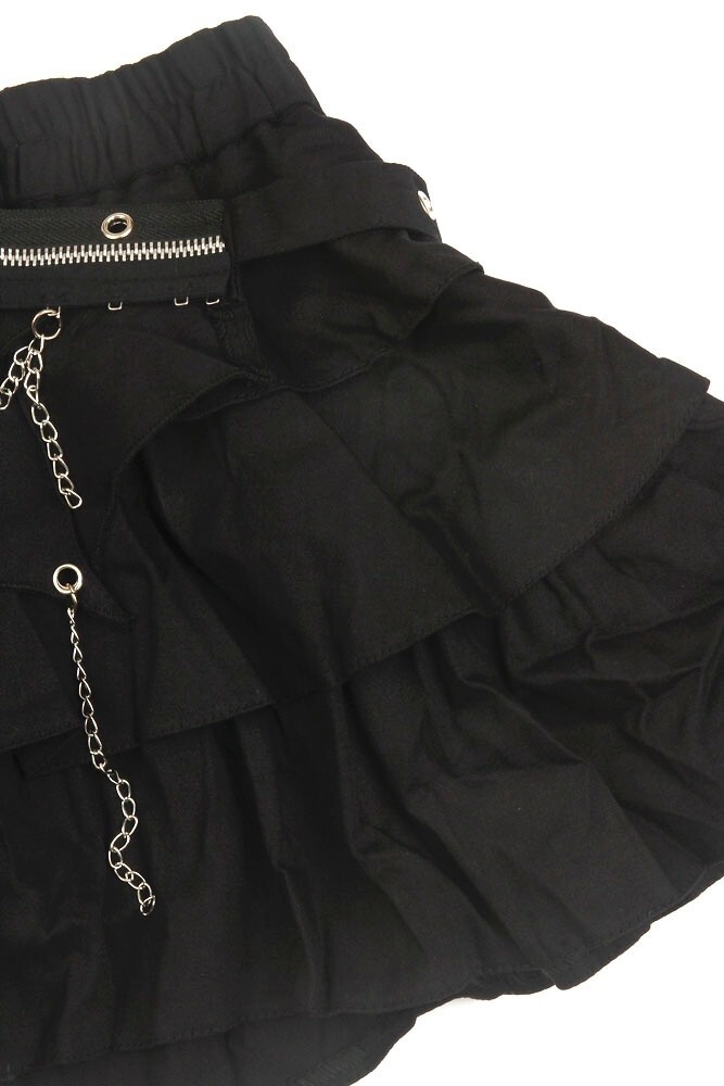 ACDC RAG 3-Layer Assymetrical Skirt: ACDC RAG - Tokyo Otaku Mode (TOM)