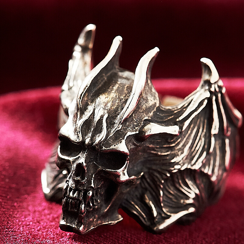 売れ筋希少 DEVILMANのスターリング925silverリング | store.al-mistar.com