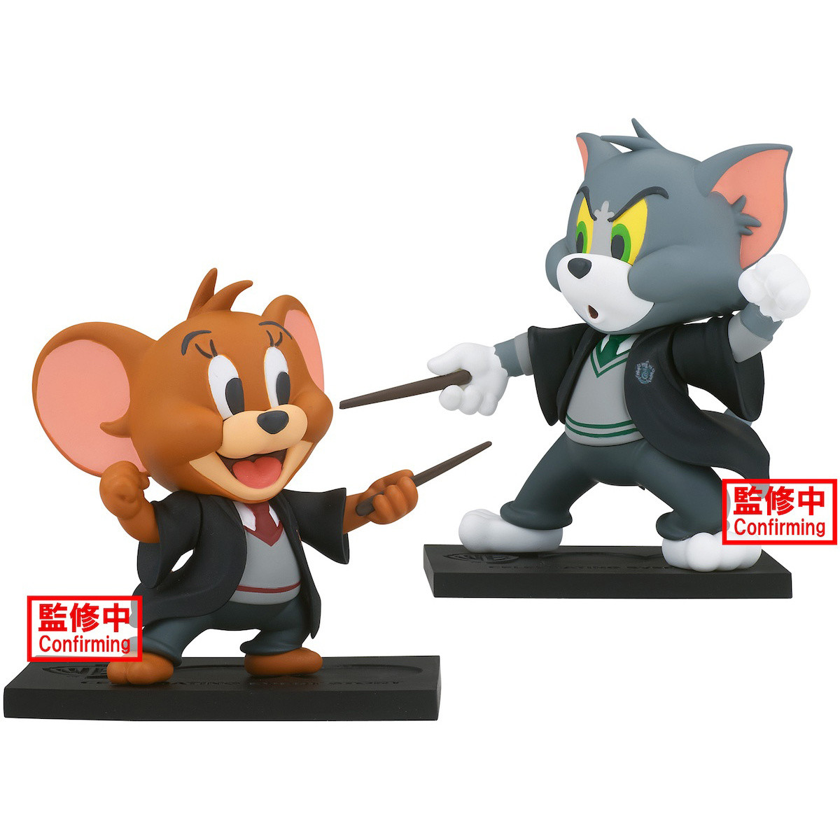 Tom and Jerry Figure Collection -Slytherin Tom and Gryffindor Jerry- WB  100th Anniversary Ver.