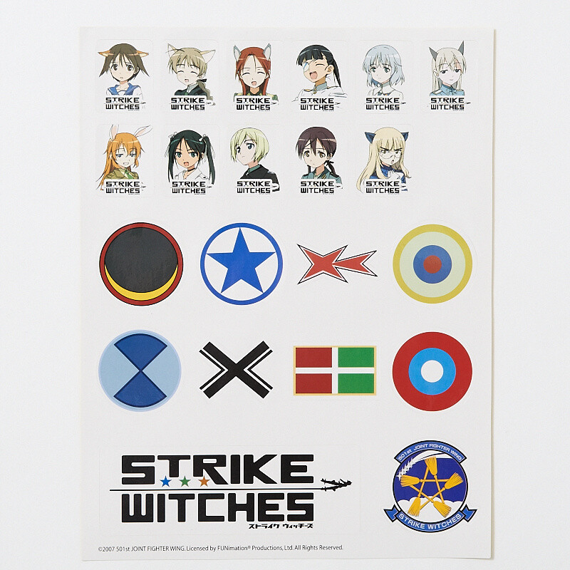 Strike Witches Sticker Set - Tokyo Otaku Mode (TOM)