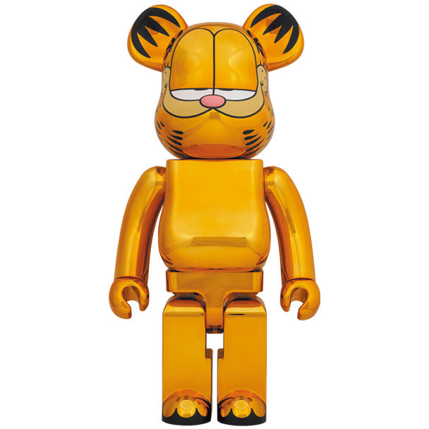 BE@RBRICK Garfield: Gold Chrome Ver. 1000% - Tokyo Otaku Mode (TOM)