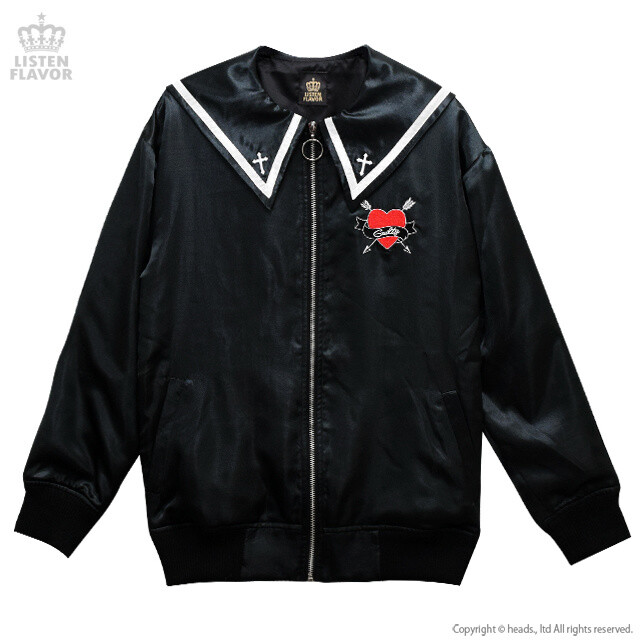 LISTEN FLAVOR Guilty Heart Sailor Collar Jacket