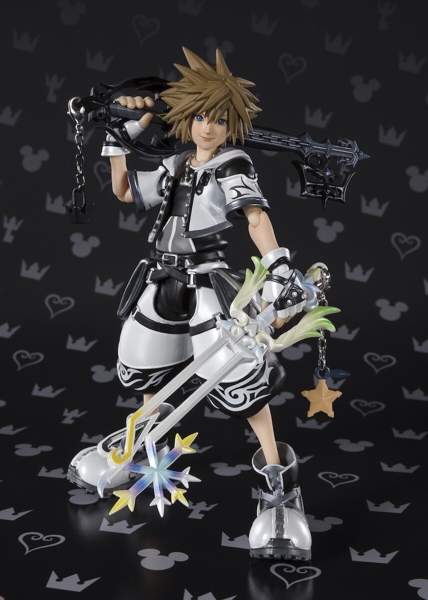 S.H. Figuarts KINGDOM HEARTS II SORA Action Figure Bandai SHF Excellent 