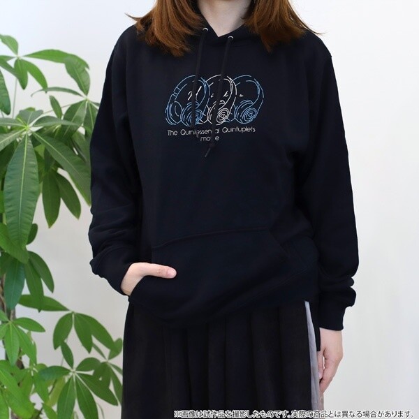 The Quintessential Quintuplets Zip Hoodie - Ichika Nakano Black Version