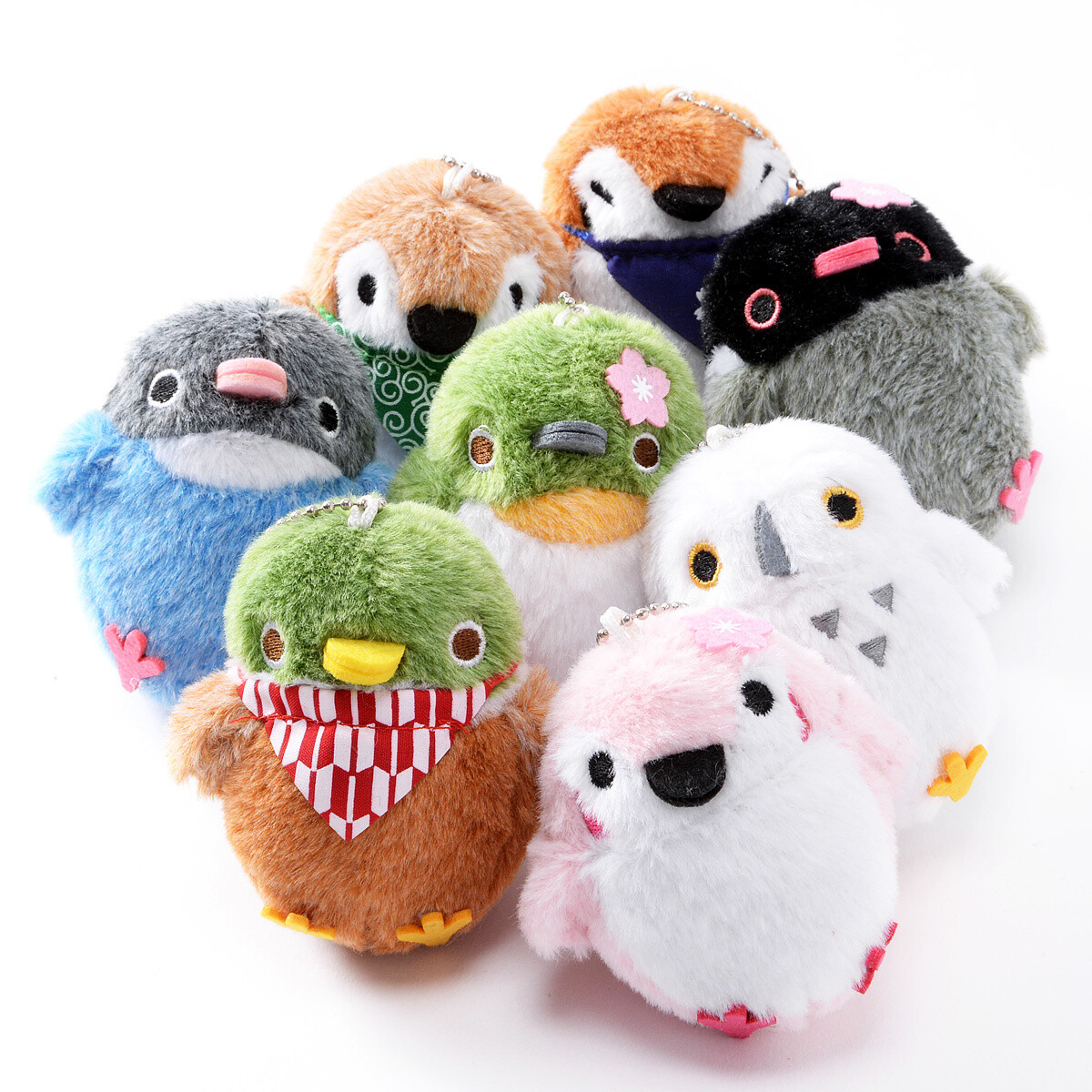 ぬいぐるみ kotori fogland petal fence Kotori Tai Yama no Saezuri Bird Plush Collection (Mini Strap