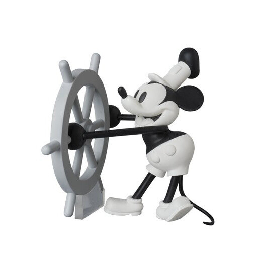 MEDICOM TOY - STEAMBOAT WILLIE (ミッキーマウス) Ultra Detail Figure Disney Series 6 Steamboat Willie: Mickey