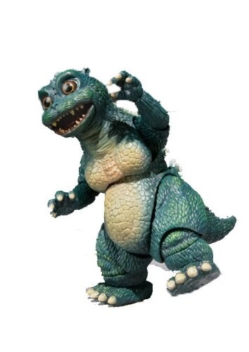 S.H.MonsterArts Little Godzilla and Crystal Set (Bluefin/Tamashii Web  Exclusive Ver.)