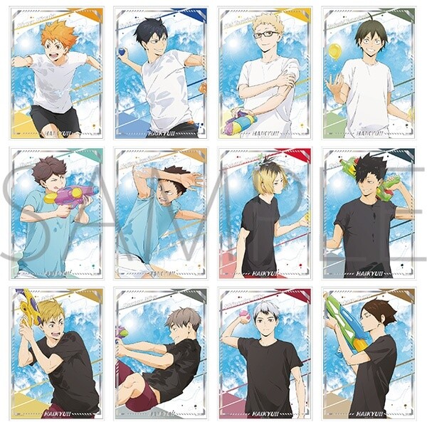 Haikyuu exhibition ,exhibition final sticker 2024 set