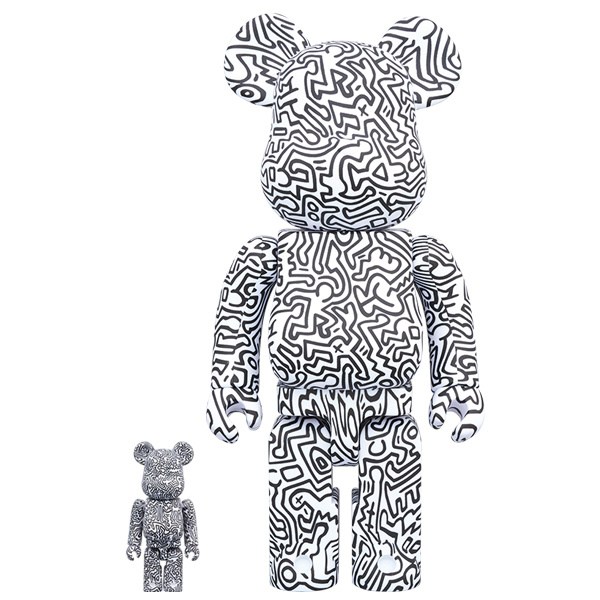 BE@RBRICK Keith Haring Vol. 4 100% & 400% Set: MEDICOM TOY - Tokyo