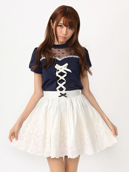 Ank Rouge アンクルージュ ゆいみすコラボ ワンピース ゆいみすxAnkRougeコラボ ドッキングワンピース - Ank Rouge