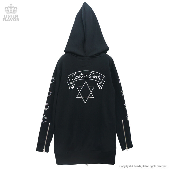 LISTEN FLAVOR Magic Spell Zip-Up Hoodie - Tokyo Otaku Mode (TOM)