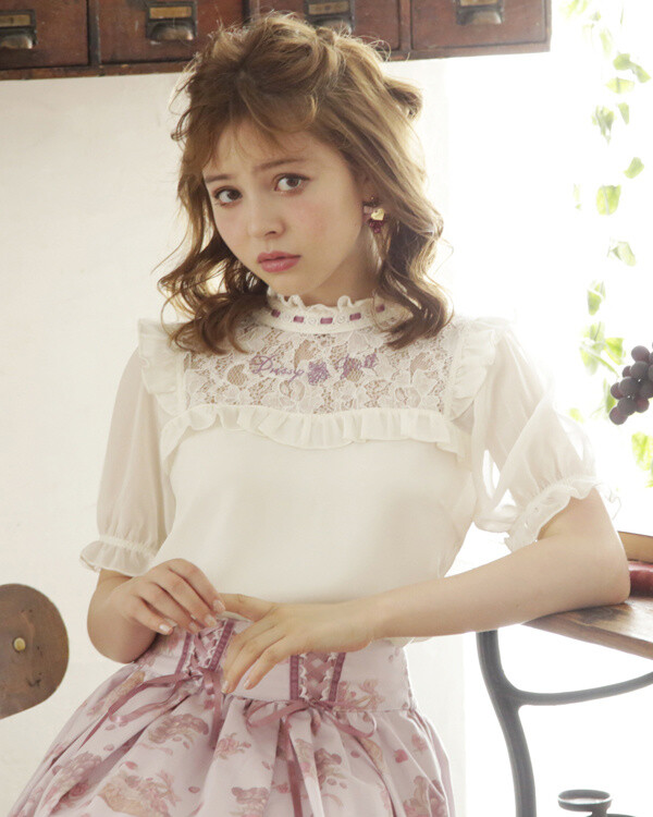 LIZ LISA Grape Embroidered Top: LIZ LISA - Tokyo Otaku Mode (TOM)