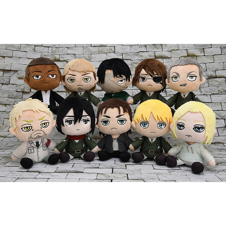 attack on titan plushies