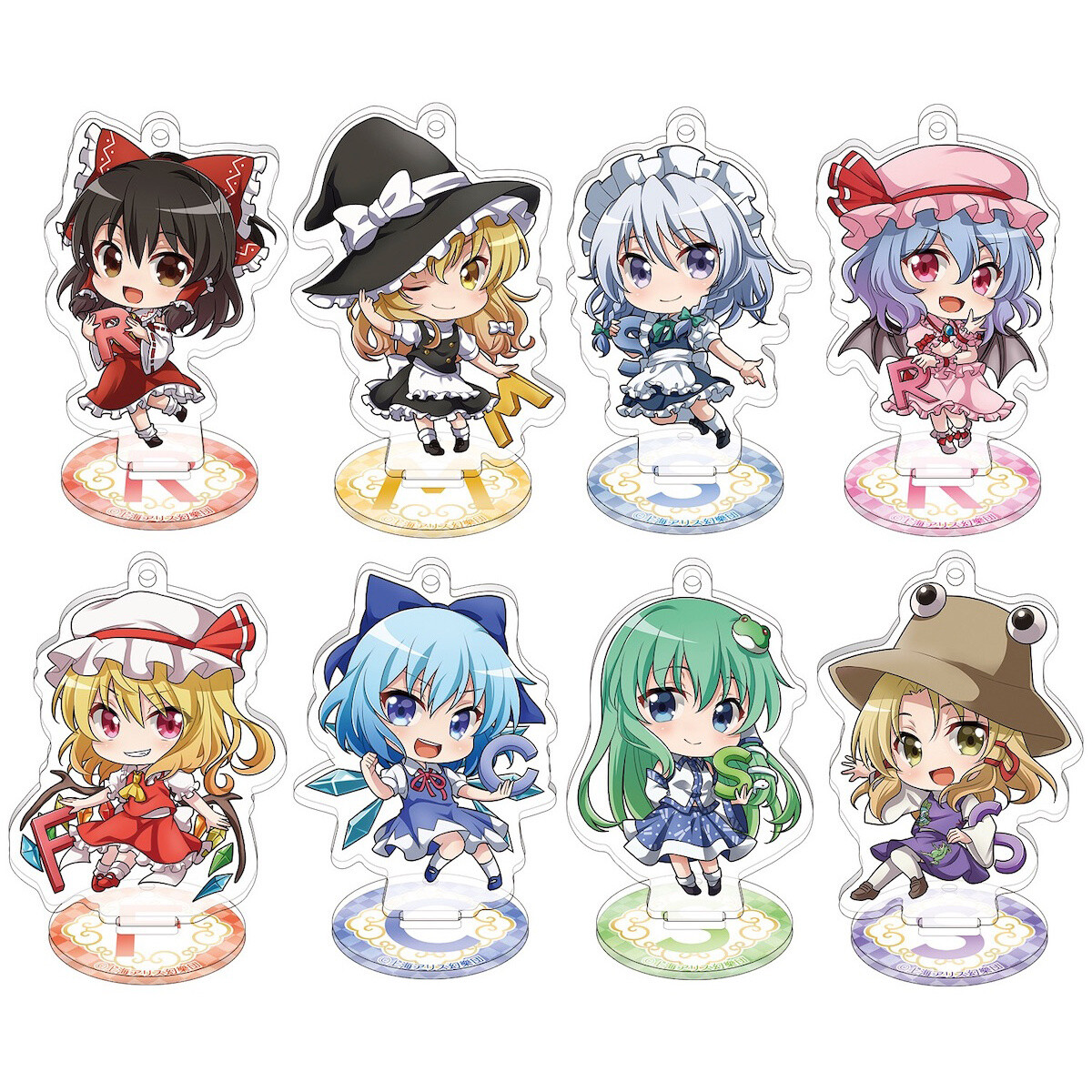 THE MARGINAL SERVICE Petanko Acrylic Key Chain Lyra Candeyheart