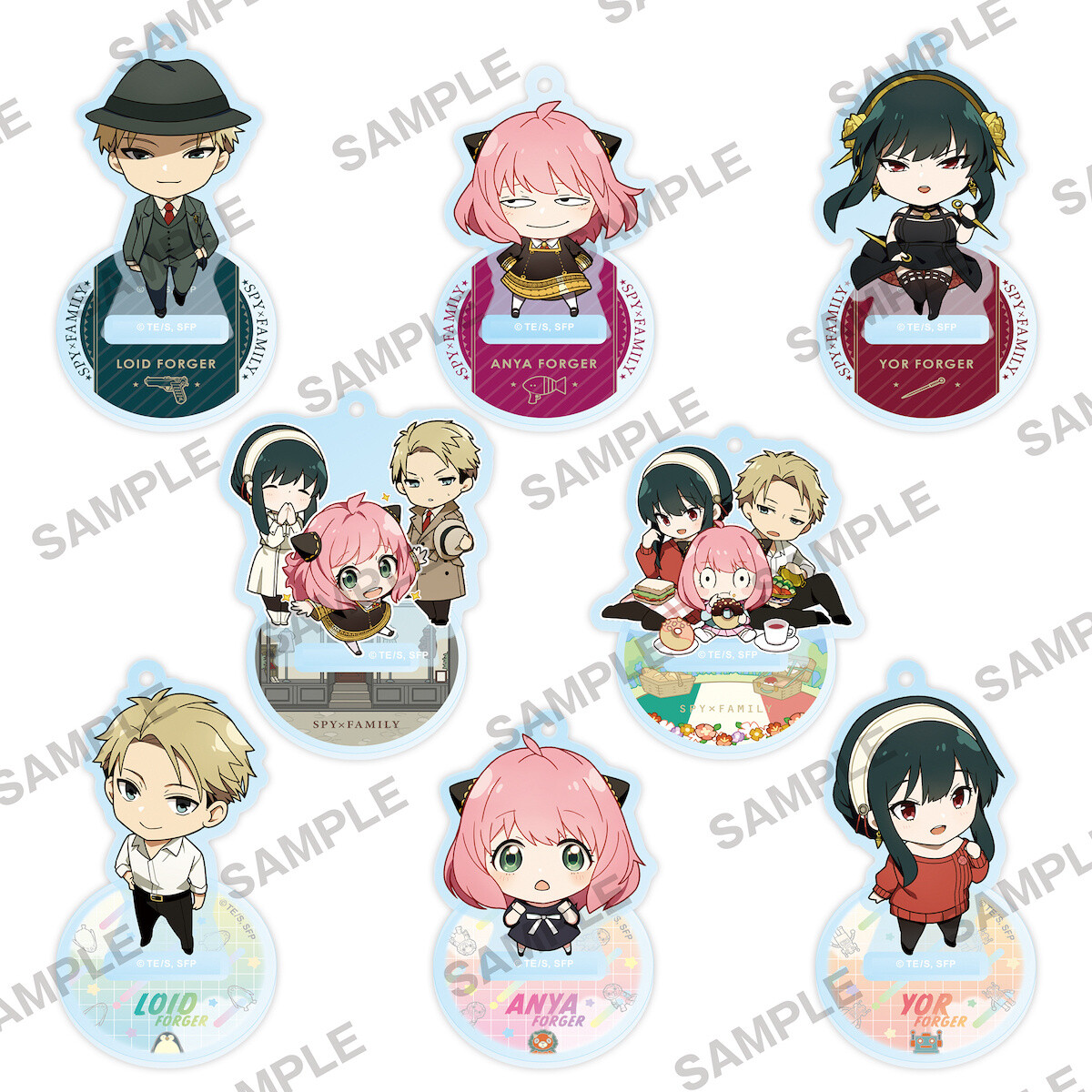 Anime SPY x Family Multi Piece Set Characters Acrylic Stand Figure，Colorful  and Exquisite Character Design for Anime SPY x Family Fans Collection (5.9  in, 3PCS) : Buy Online at Best Price in