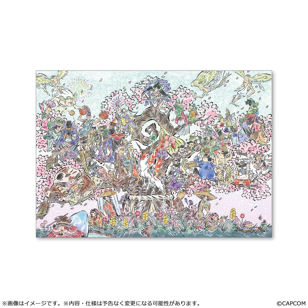 Okami 20th Anniversary Reprint Art Project B2 Poster ~By Mari