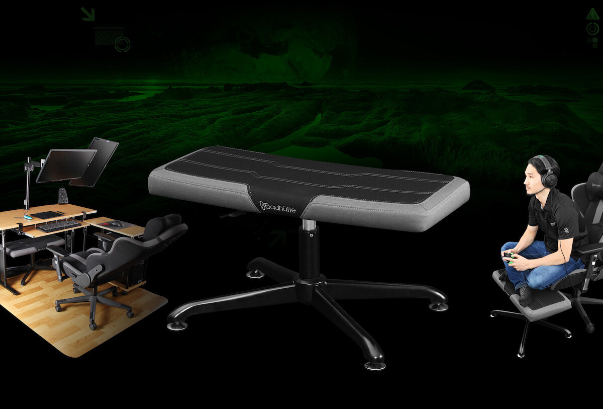 The Bauhutte Tilt Footrest Wide is the perfect gaming footrest for  posture aids and petite people! - Saiga NAK