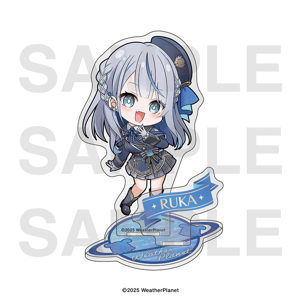 Weather Planet Mini Character Acrylic Stand Amagai Ruka - Tokyo
