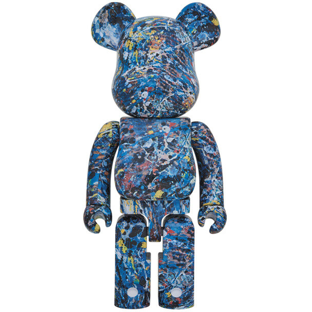 BE@RBRICK Jackson Pollock Studio 1000% Water Print Ver.