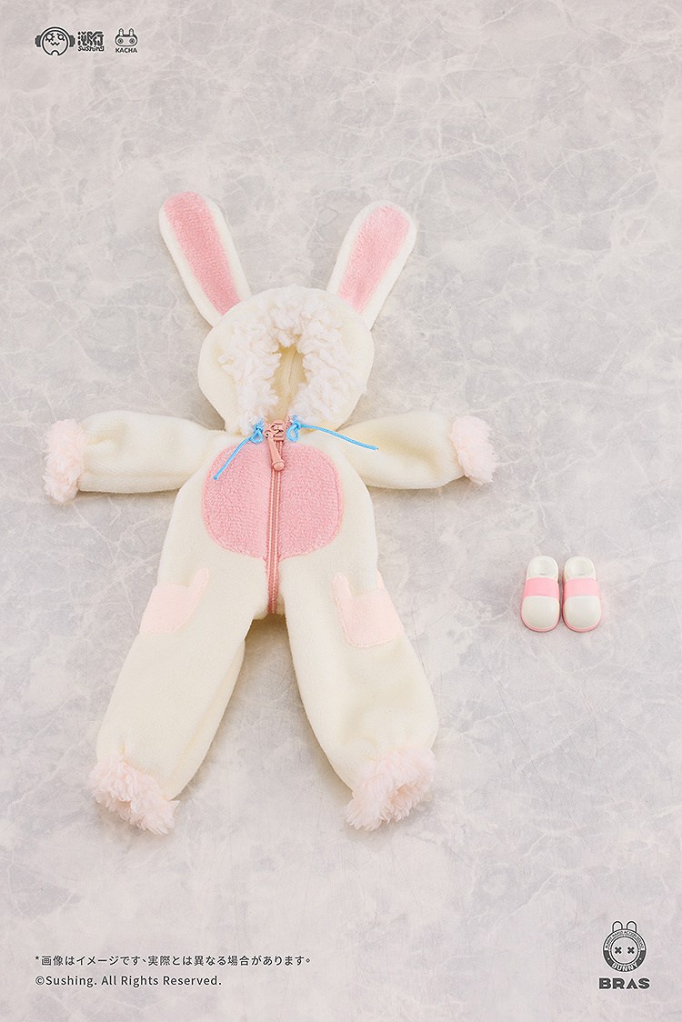 Bunny Rapid Action Squad Fluffy Pajamas Set - tampilan depan