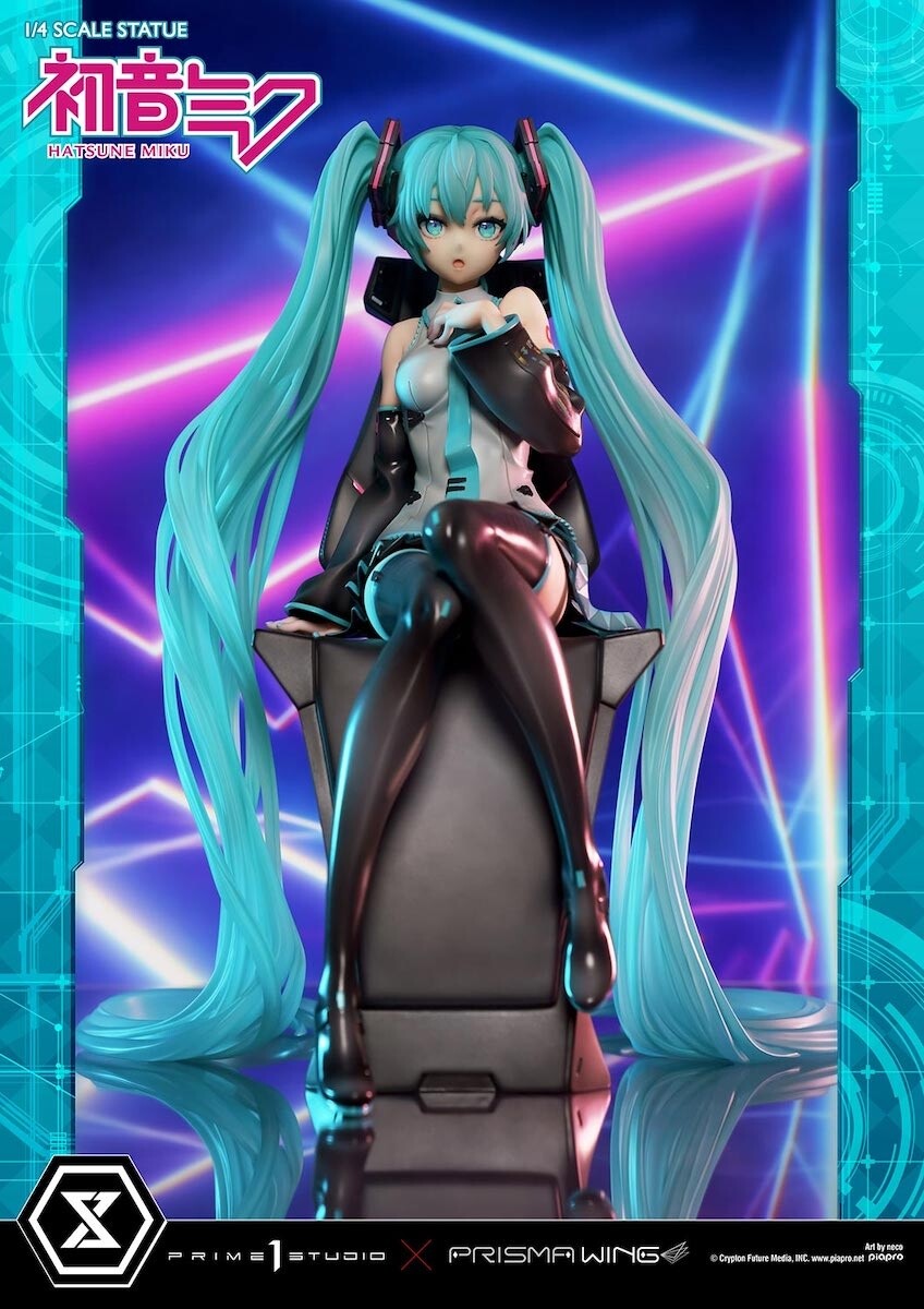 Hatsune Miku Prisma Wing PVC Statue 1/4 Hatsune Miku Art by neco 34 cm