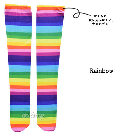 ACDC RAG Rainbow Knee-High Socks - Tokyo Otaku Mode (TOM)