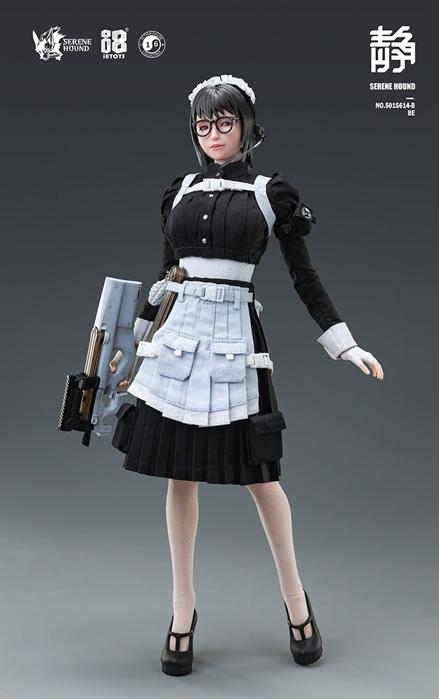 Serene Hound Series 501S614-B Cerberus Maid Team Be 1/6 Scale Action ...