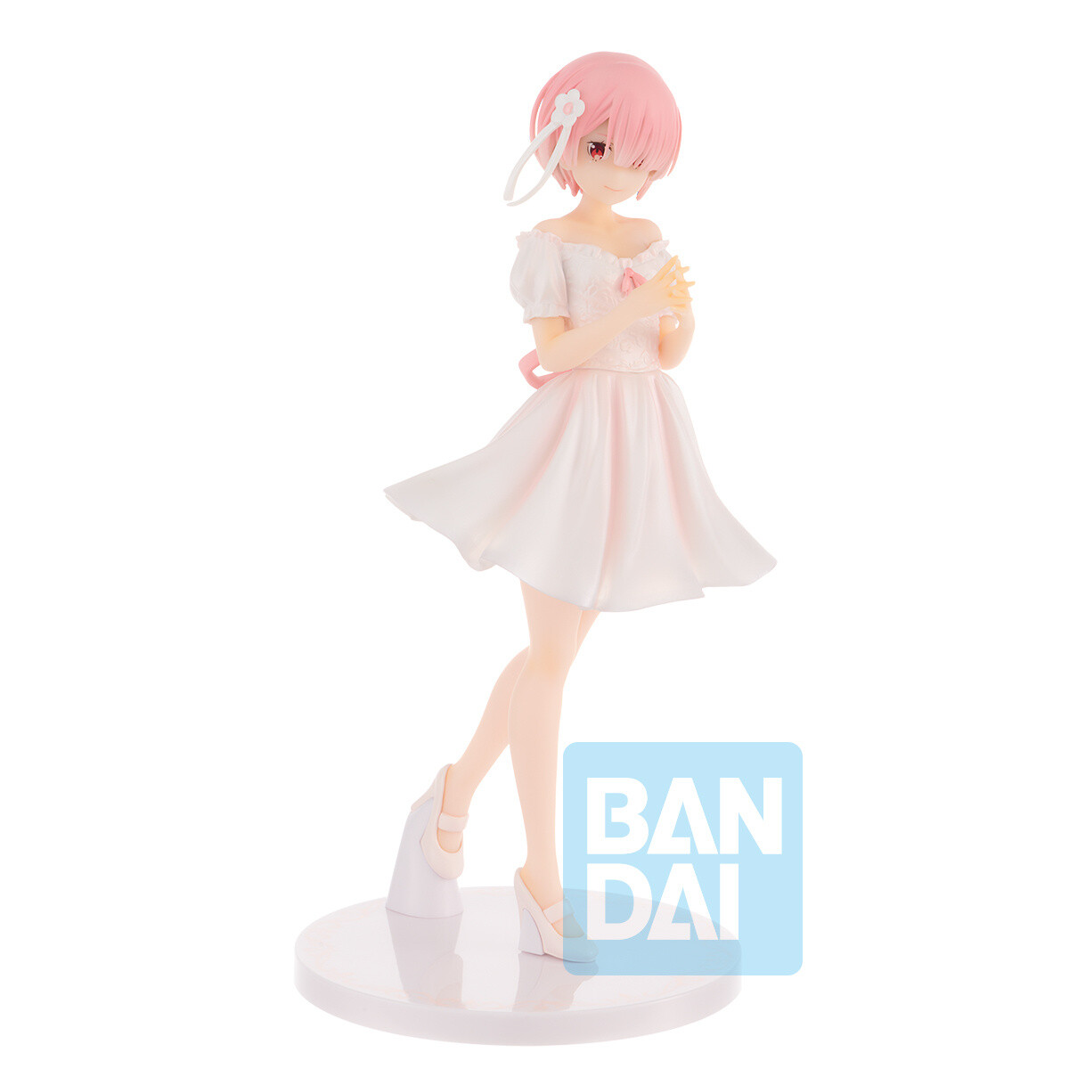 Bandai Spirits Ichibansho - Figura Di Rem (Sweet Happy Life!) Da Re:Zero, 17,5 Cm - Statua Da Collezione Ufficiale