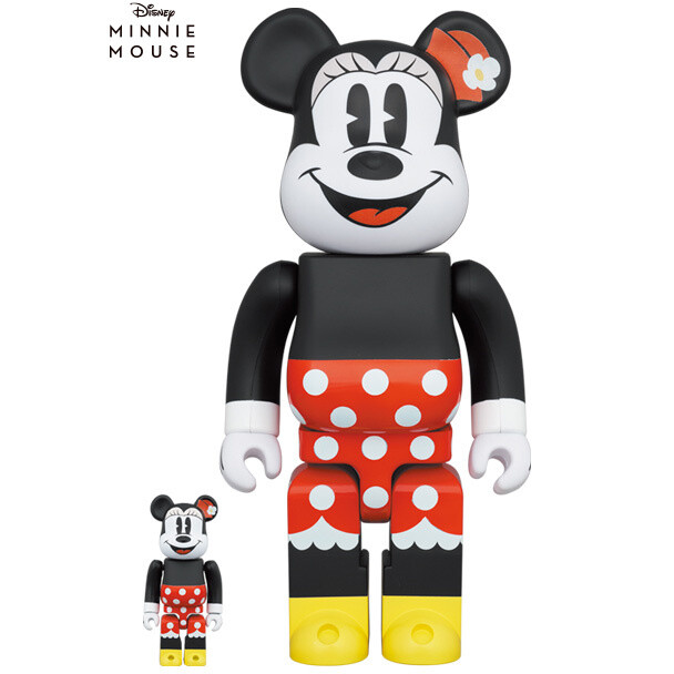 BearBrick BE@RBRICK Minnie Mouse 100% & 400% | eBay