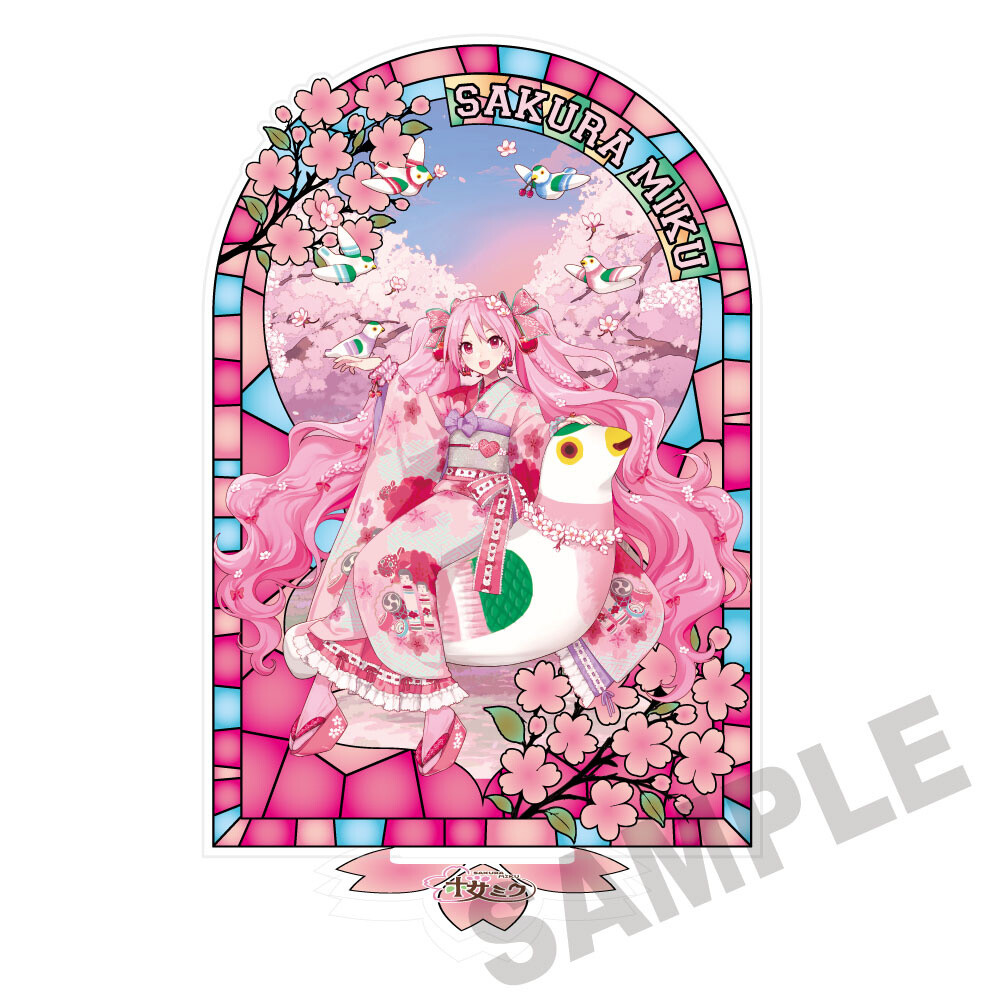Sakura Miku x Hirosaki Sakura Festival 2026 Stained Glass-Style