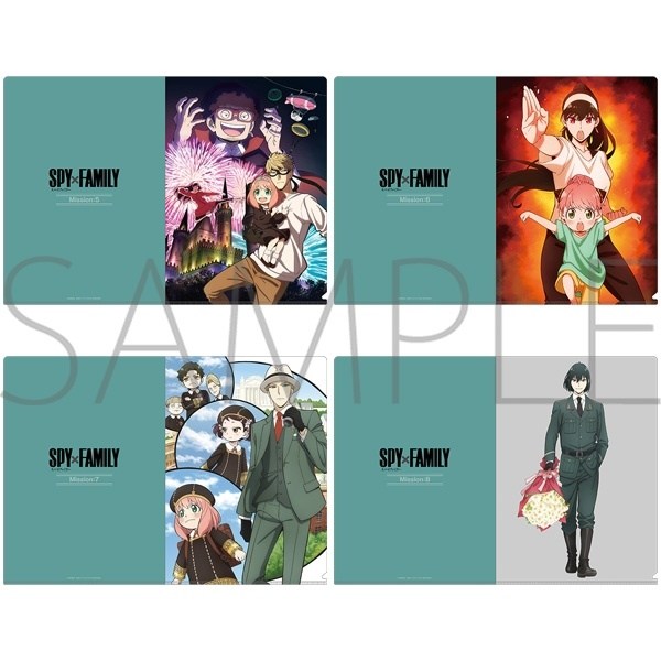 Spy x Family Main Visual Mission 5-8 Clear File Set - Tokyo Otaku