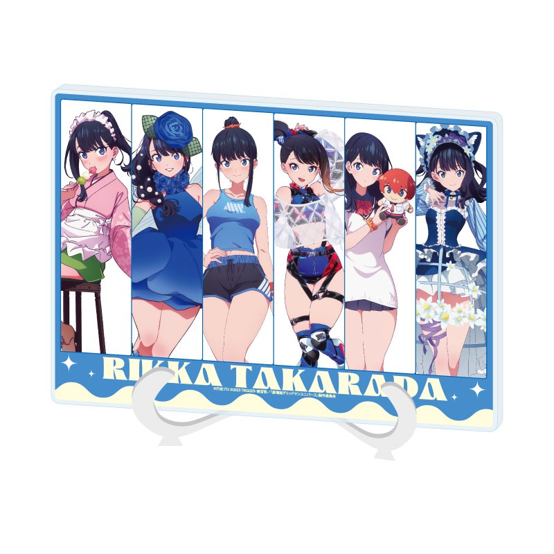 Gridman Universe A5 Size Acrylic Art Board Rikka Takarada Group