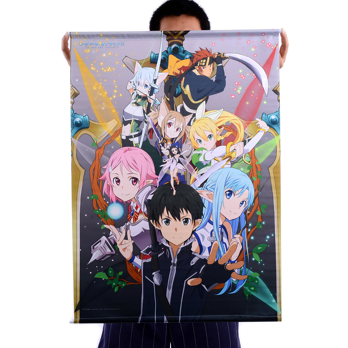 Sword Art Online Kirito & Asuna Wall Scroll - Tokyo Otaku Mode (TOM)