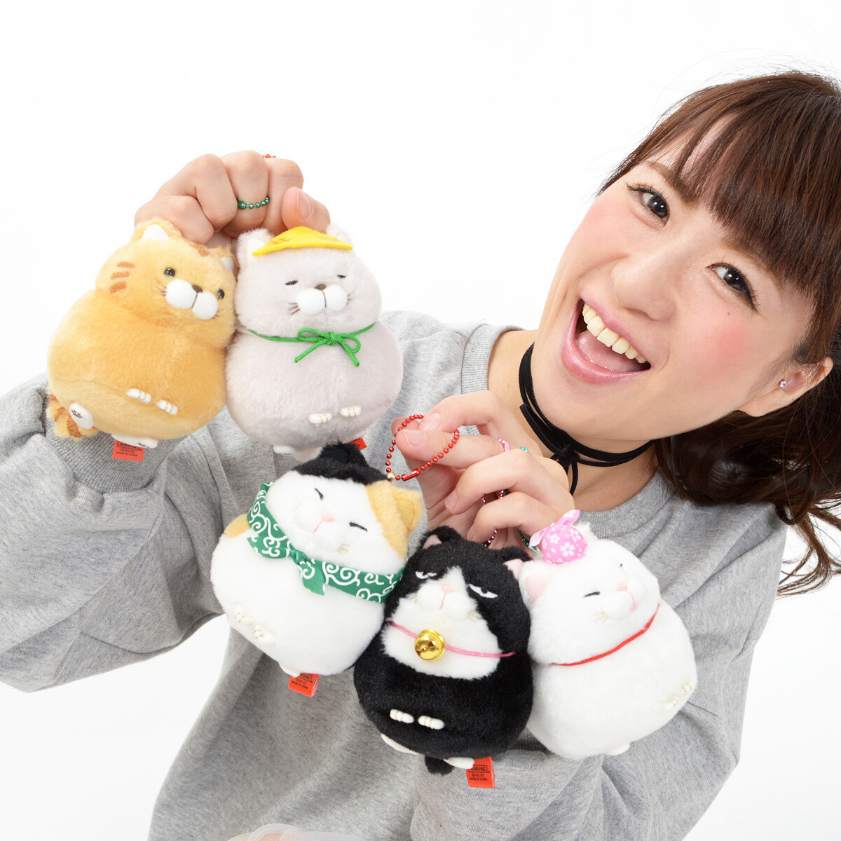 Hige Manjyu Tabi Cat Plush Collection (Ball Chain) - Tokyo