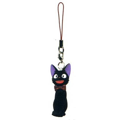 Kiki's Delivery Service Soft Vinyl Laughing Jiji Charm - Tokyo