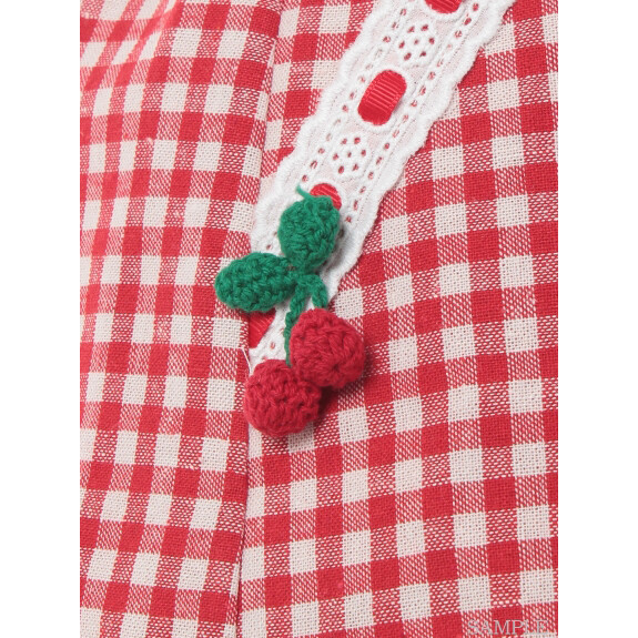 Swankiss Cherry Motif Gingham Skirt: Swankiss - Tokyo Otaku Mode (TOM)