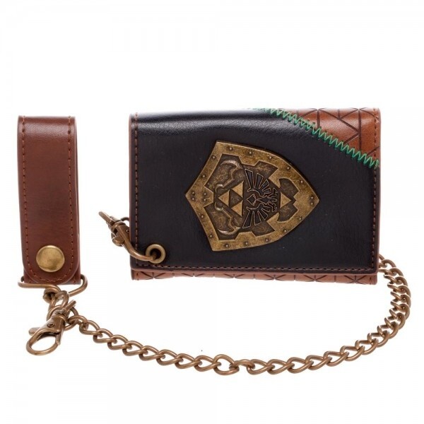 Zelda Green Badge Chain Wallet 