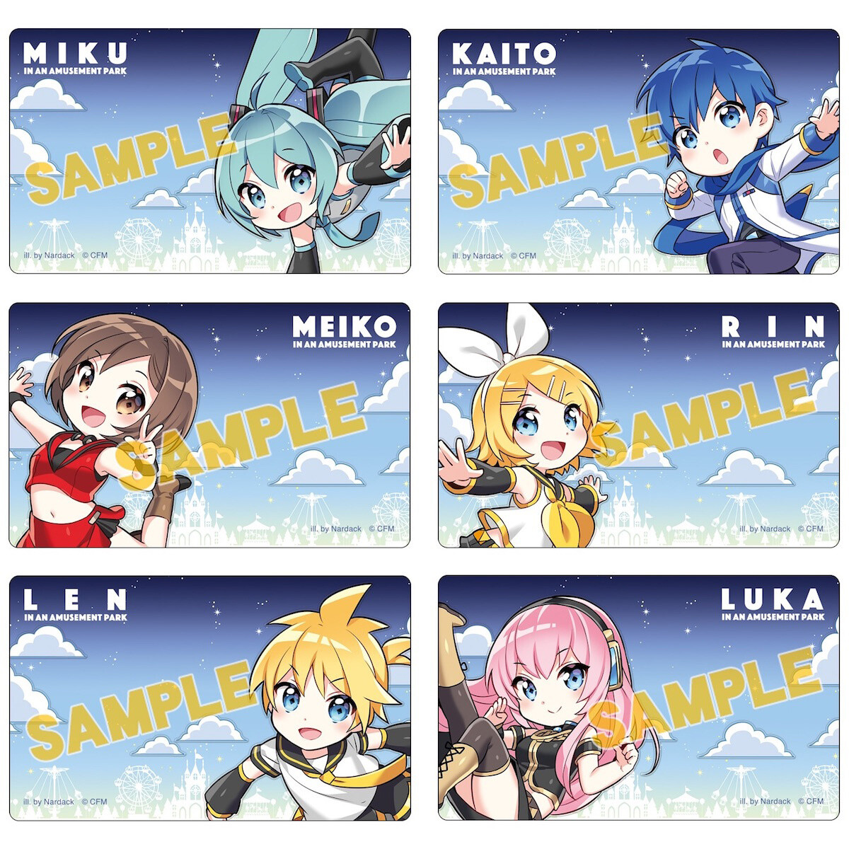 Vocaloid Mini Card Collection: Nardack Ver.: Nardack - Tokyo Otaku