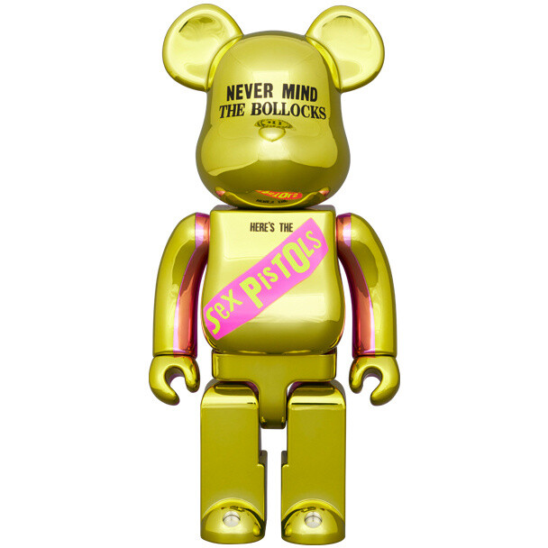 Be＠rbrick Sex Pistols Never Mind The Bollocks Chrome Ver 100％ And 400