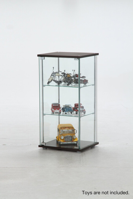 3Shelf Glass Display Case for Figures and Scale Models Tokyo Otaku