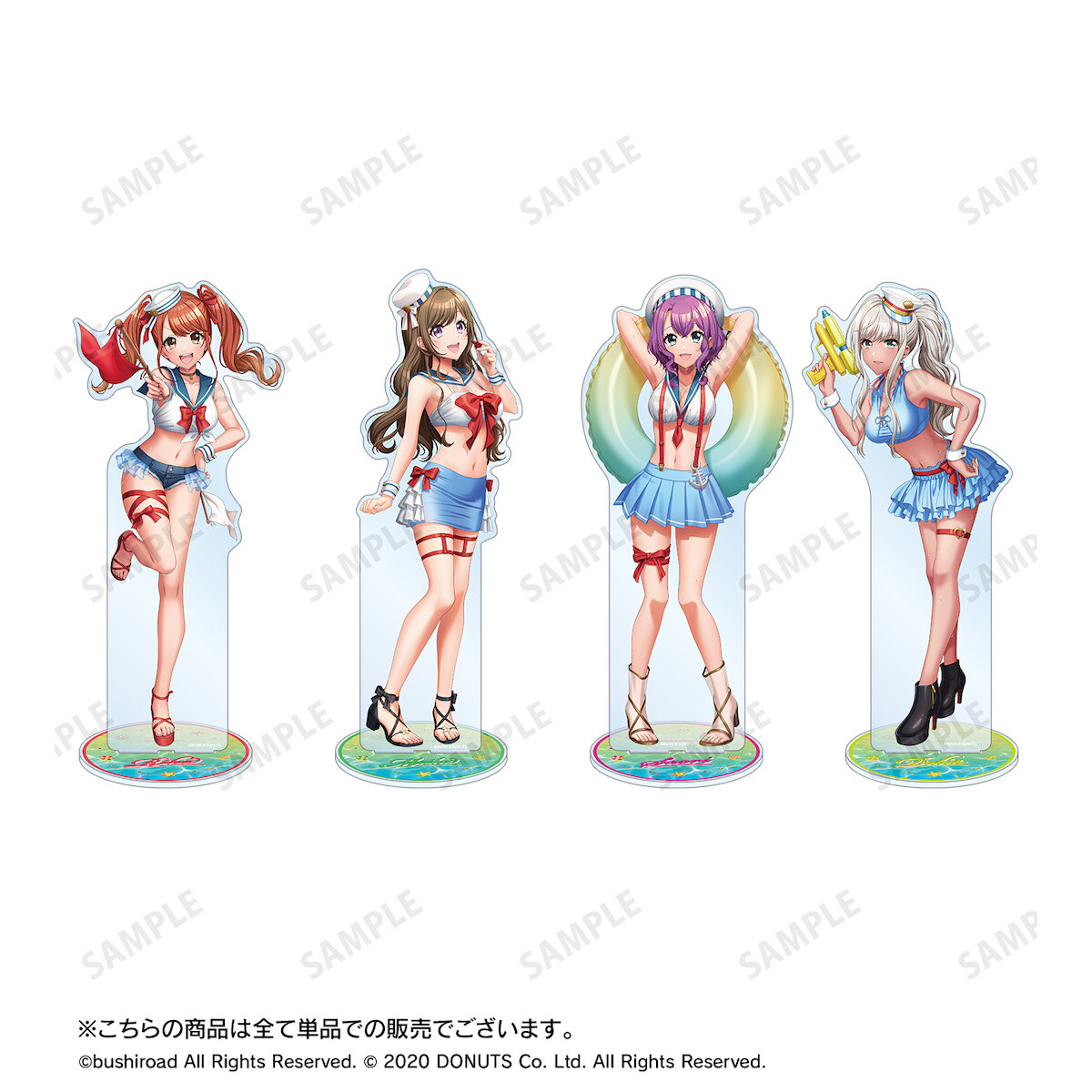 D4DJ Groovy Mix: Marine Sailor Ver. Large Acrylic Stand Collection