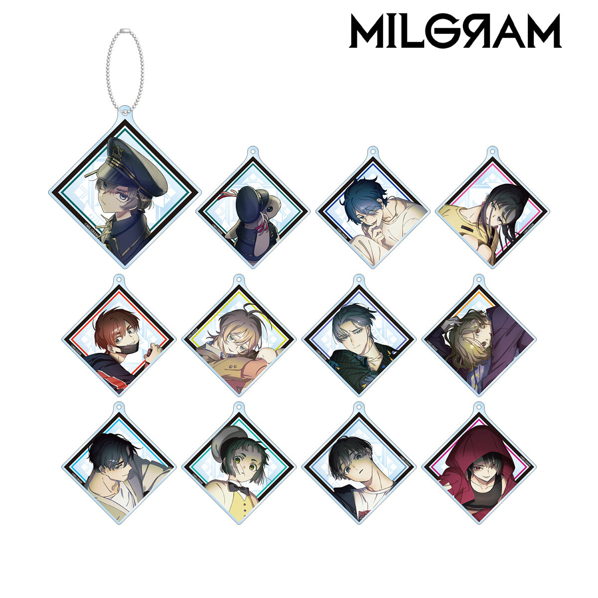 Milgram 3rd Anniversary Ver. Trading Acrylic Keychain (1-Pack) - Tokyo ...