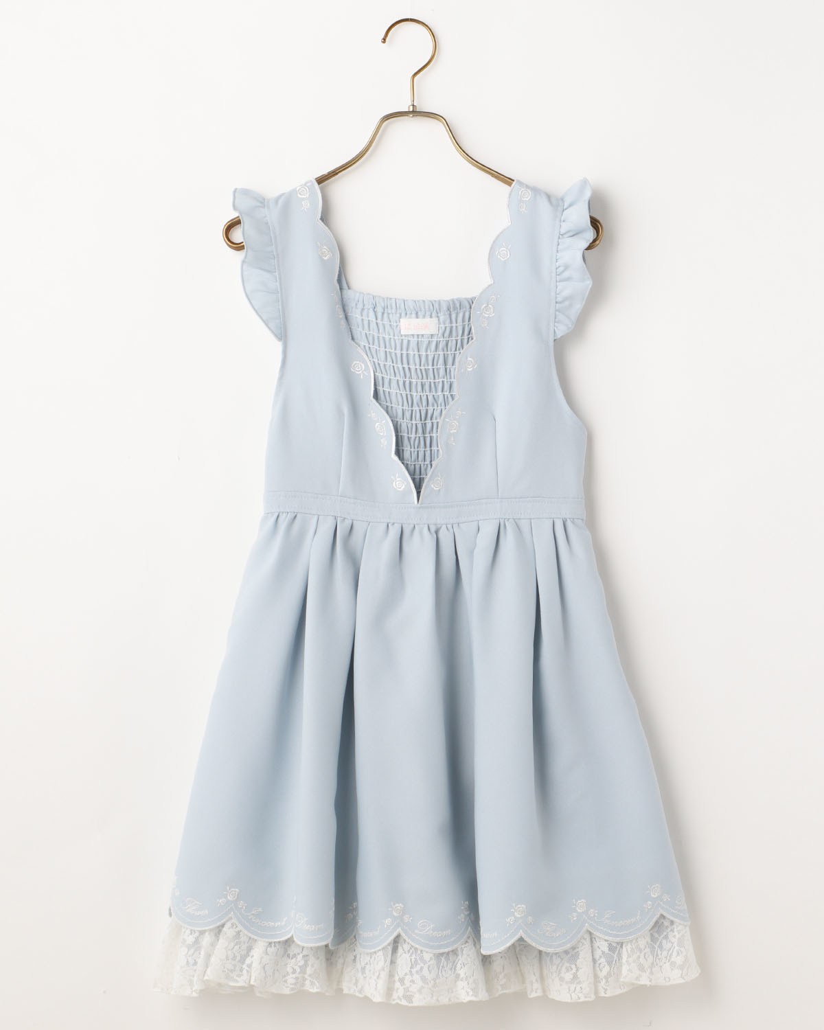 LIZ LISA Scallop Embroidered Jumper 