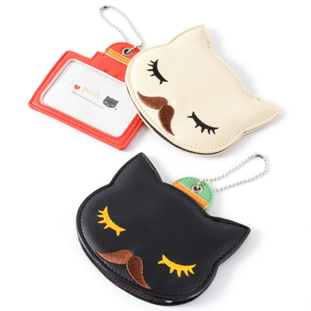 Pooh-chan Mustache Pass Case - Tokyo Otaku Mode (TOM)