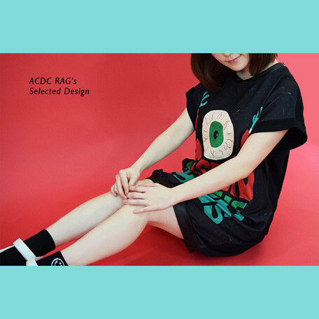 ACDC RAG Eyeball T-Shirt Dress: ACDC RAG - Tokyo Otaku Mode (TOM)