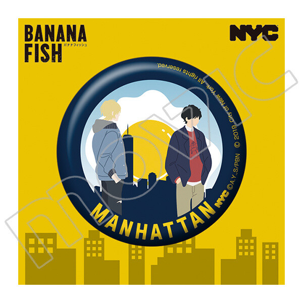 Banana Fish NYC Pin Badge Collection Tokyo Otaku Mode (TOM)