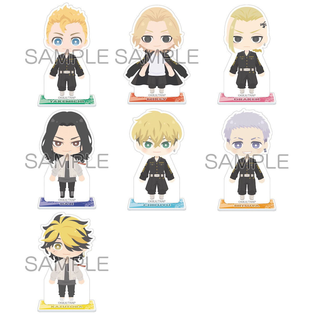 Tokyo Revengers x Pas Chara Acrylic Stand Collection - Tokyo Otaku Mode ...