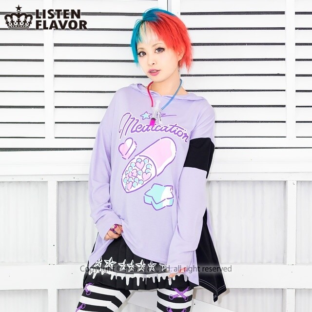 LISTEN FLAVOR Heart Pill Hoodie - Tokyo Otaku Mode (TOM)