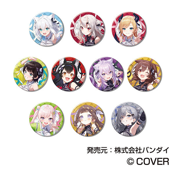Hololive 6th Fes. Color Rise Harmony Tin Badge F Stage 3 Box