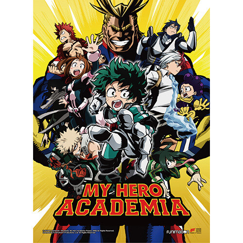 My Hero Academia - Season 4 Key Art 1 Poster Emoldurado, Quadro em